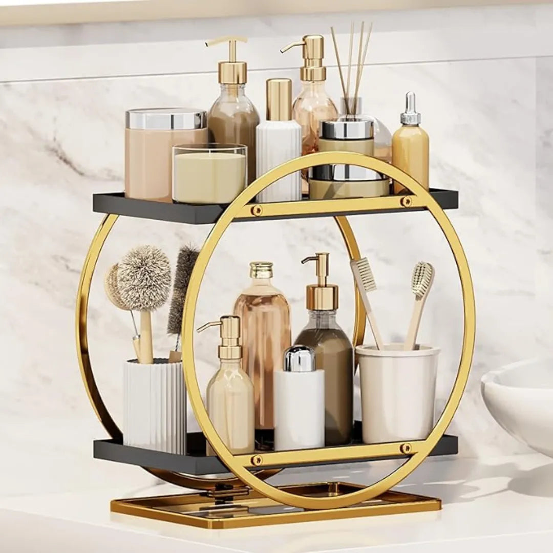 Bathroom Makeup Organizer Shelf - Tazzi 