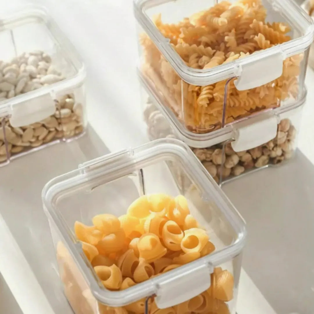 Square Airtight Jar Kit - Tazzi 
