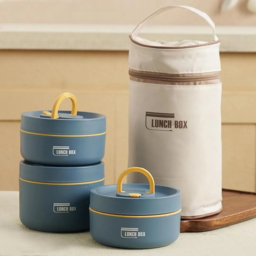 Lunch Box Thermal Pot Kit + GIFTS - Tazzi 