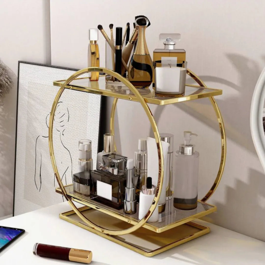 Bathroom Makeup Organizer Shelf - Tazzi 