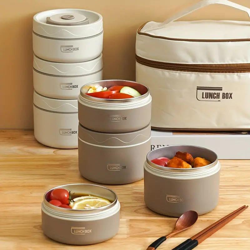 Lunch Box Thermal Pot Kit + GIFTS - Tazzi 