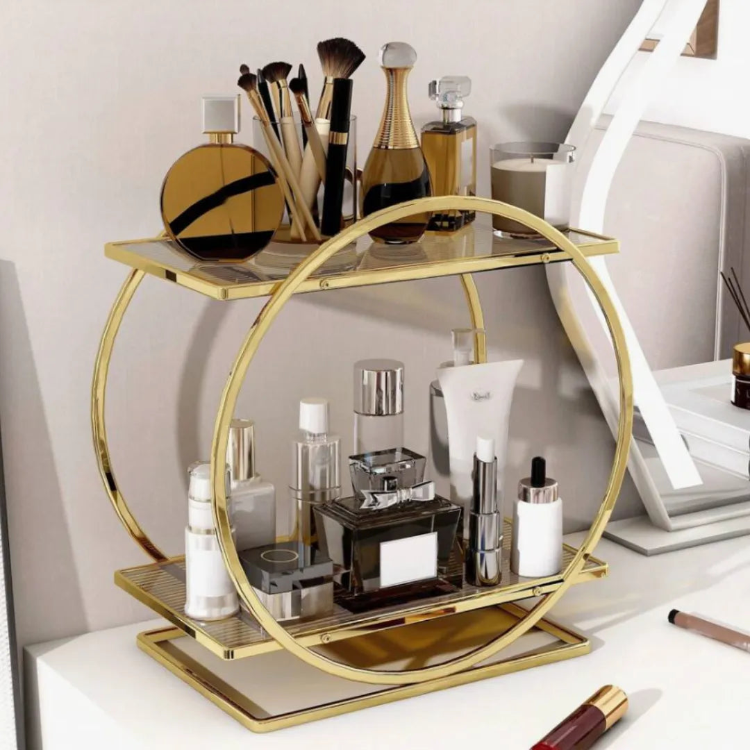 Bathroom Makeup Organizer Shelf - Tazzi 