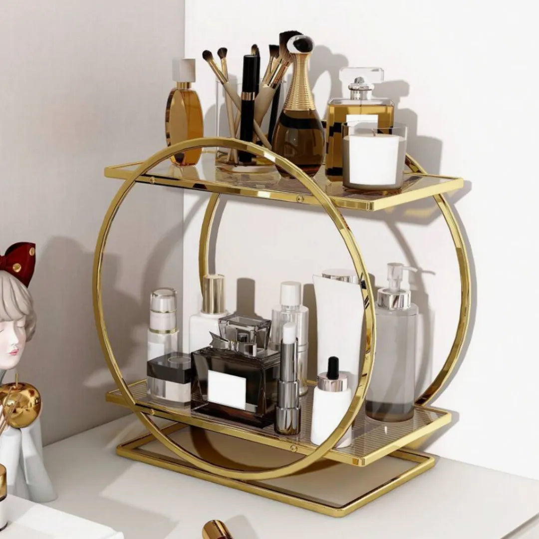 Bathroom Makeup Organizer Shelf - Tazzi 