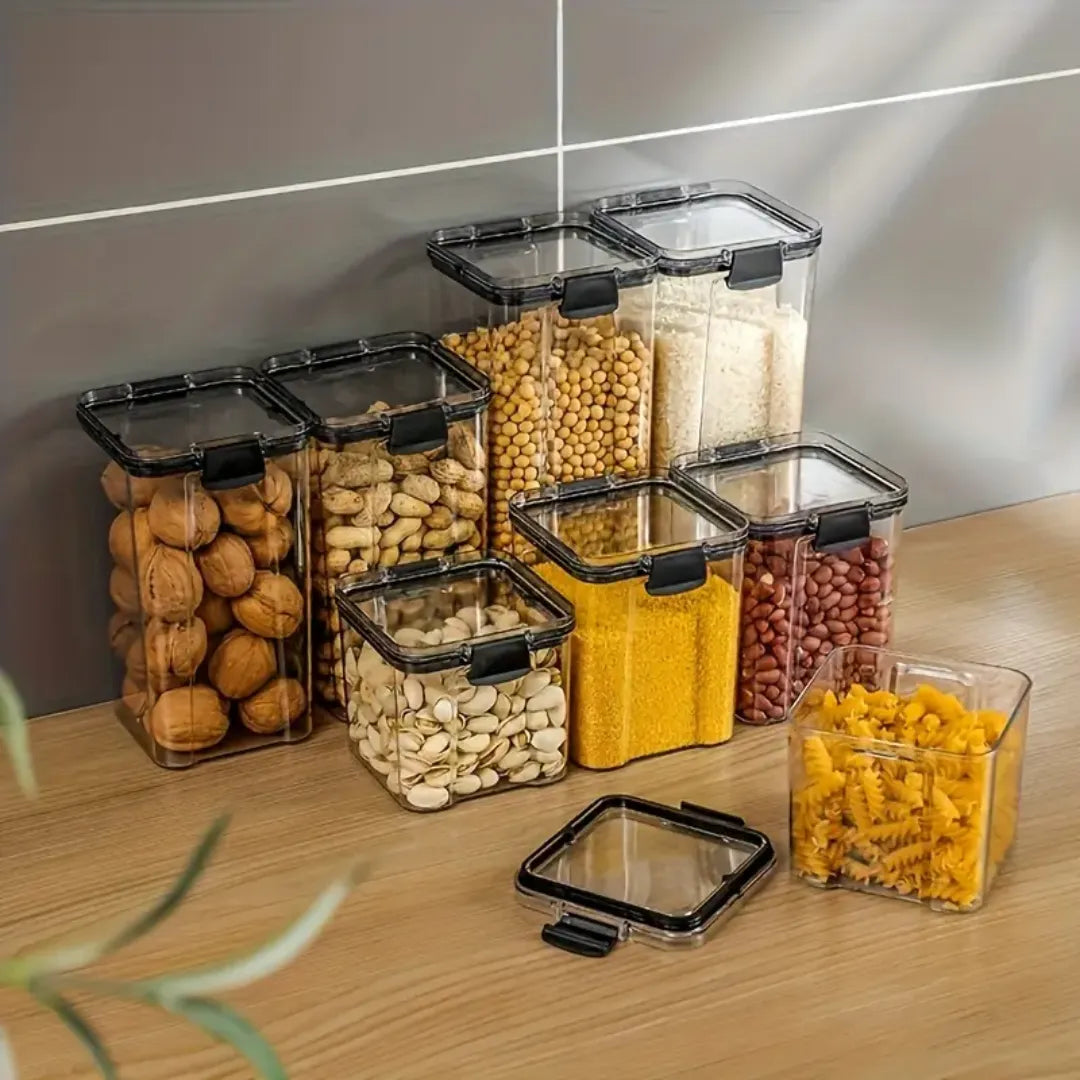 Square Airtight Jar Kit - Tazzi 
