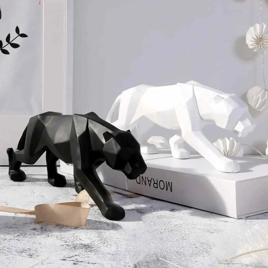 Resin Leopard Statue - Tazzi 