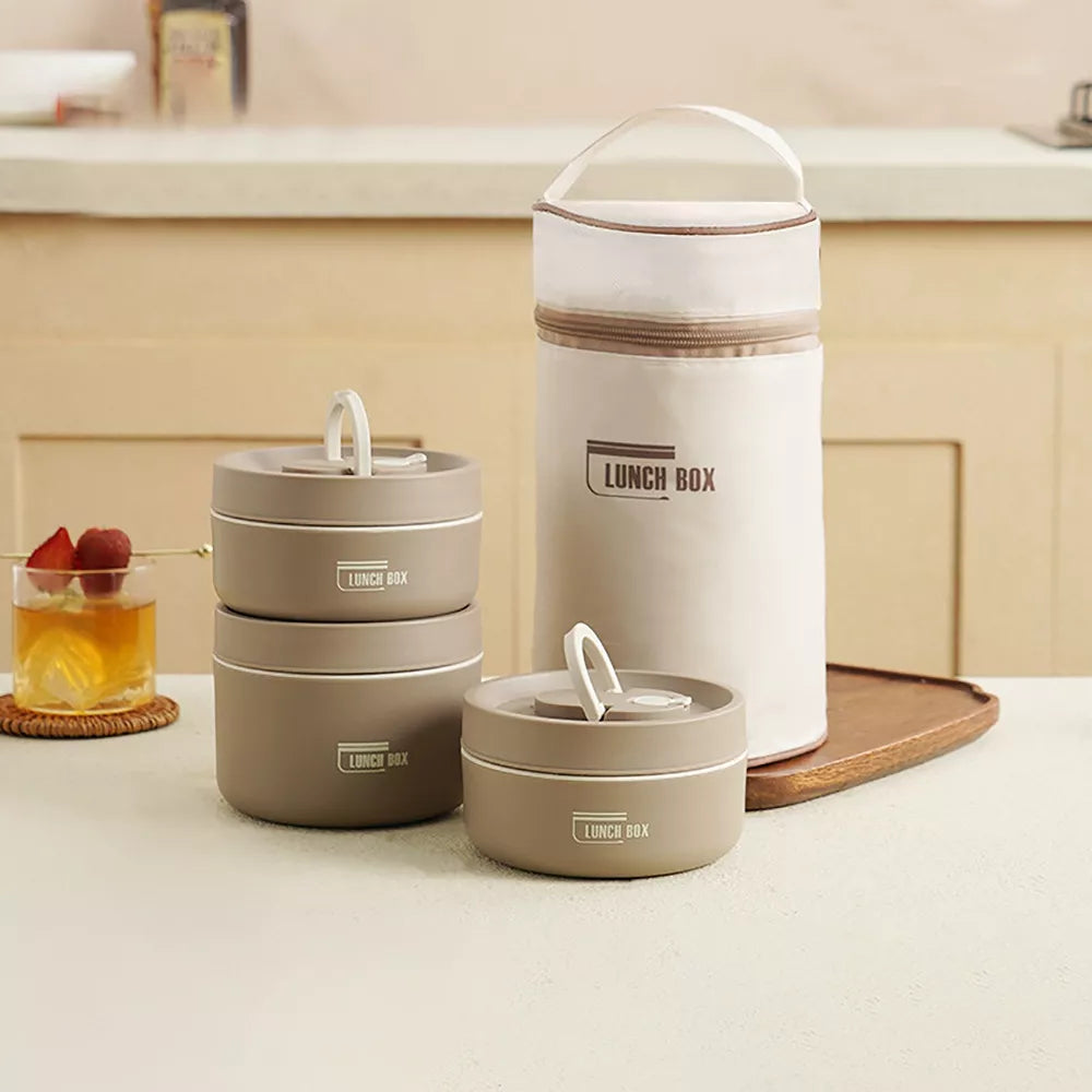 Lunch Box Thermal Pot Kit + GIFTS - Tazzi 