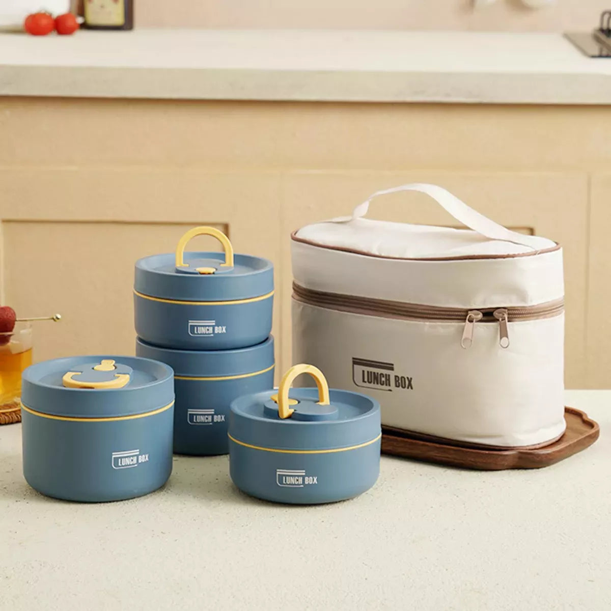 Lunch Box Thermal Pot Kit + GIFTS - Tazzi 