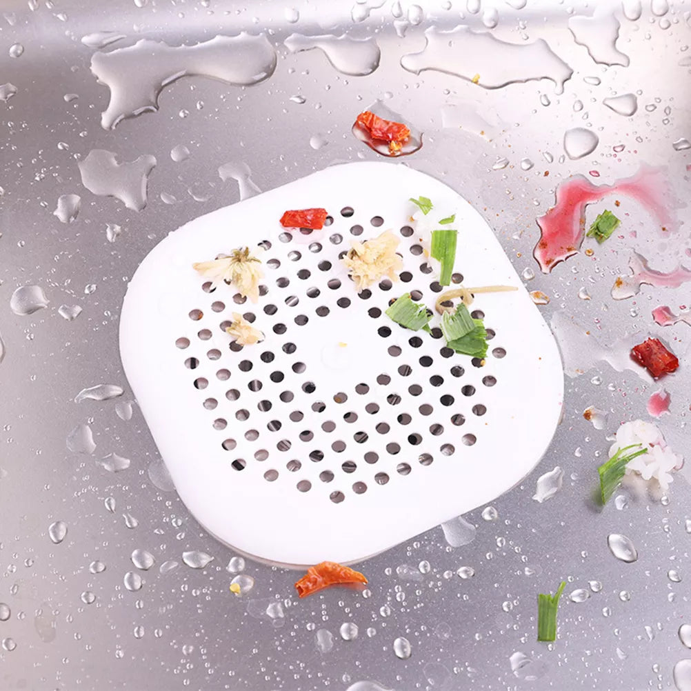 Silicone Drain Filter Kit with Suction Cups - Tazzi 