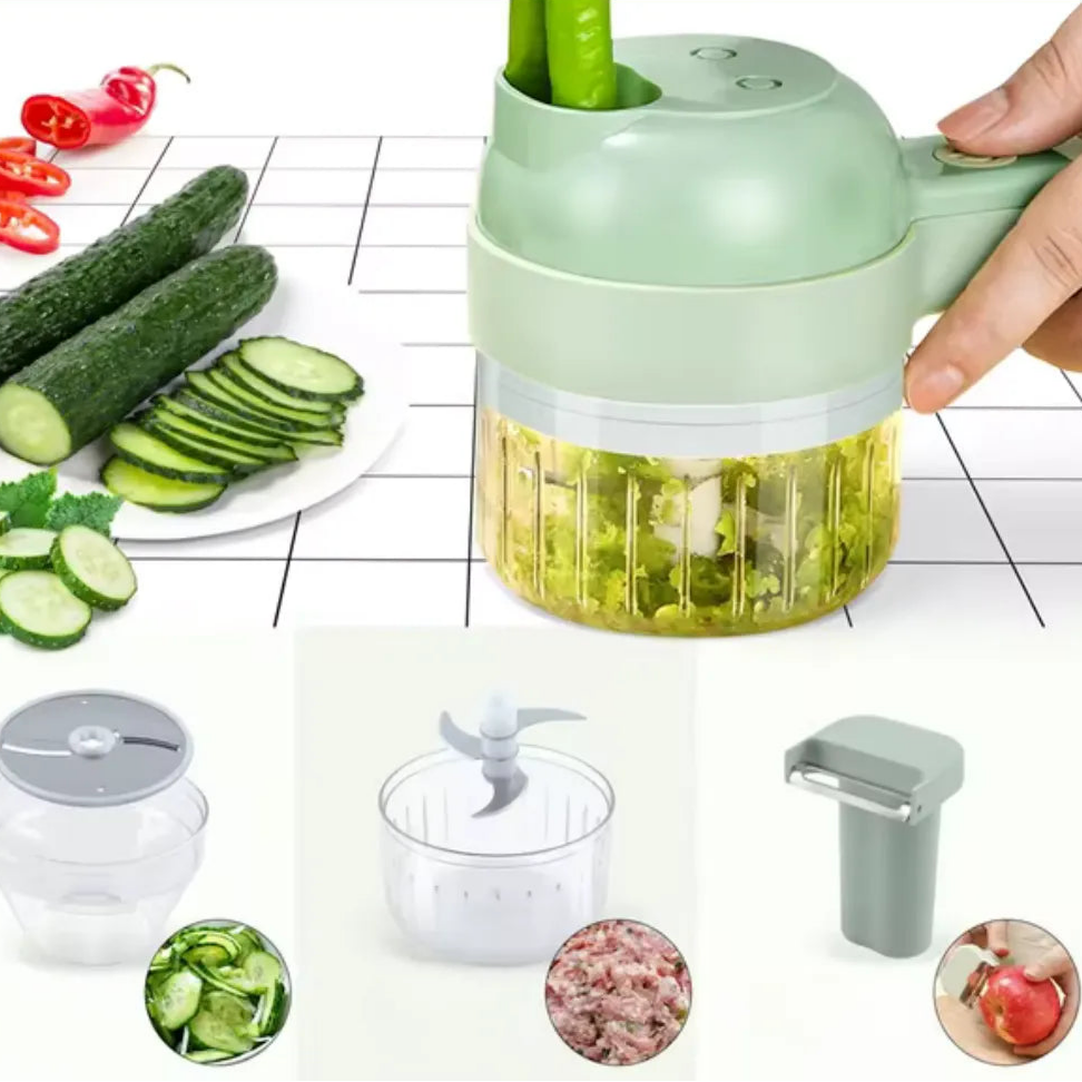 Tazzi 4-in-1 Multi-Functional Crusher + Free Cleaning Brush 