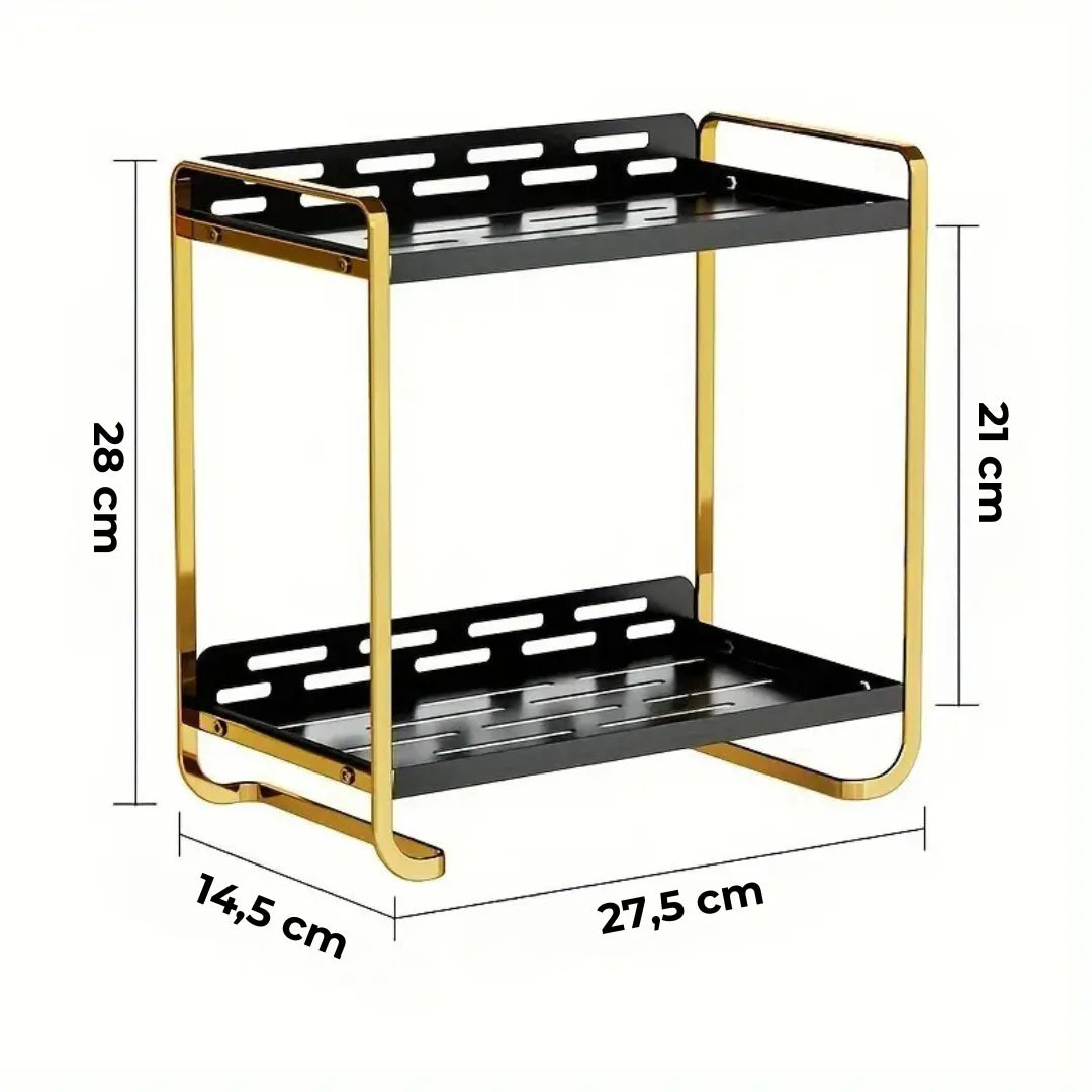 Bathroom Makeup Organizer Shelf - Tazzi 