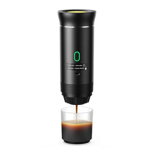 Tazzi Portable Espresso 3-in-1 travel coffee maker product image for capsules pods and ground coffee
