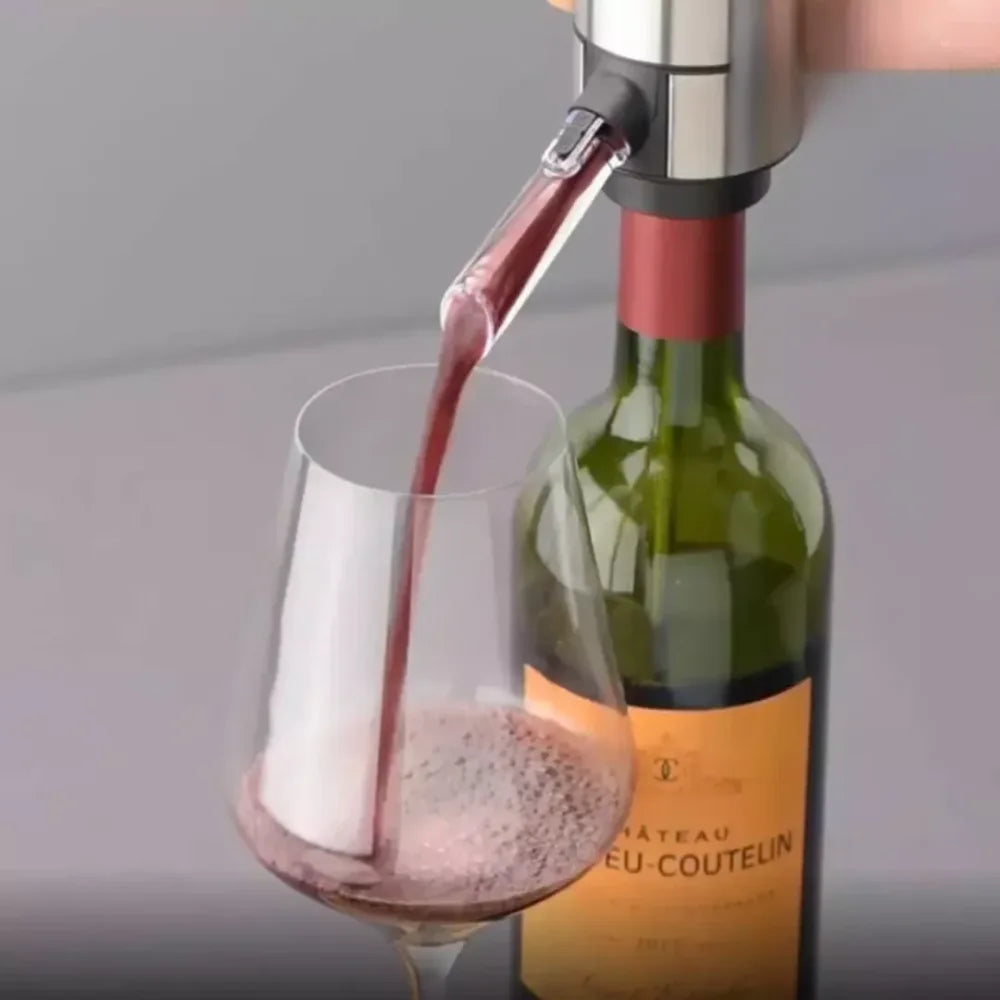Aerador de Vinho Elétrico Tazzi™ + 1 Brinde Grátis - Izzat Express