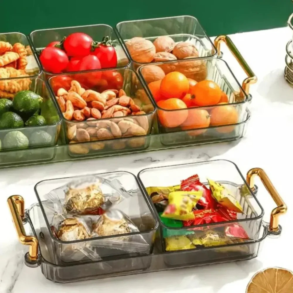 Conjunto De Bandeja E Potes Multifuncional - Tazzi