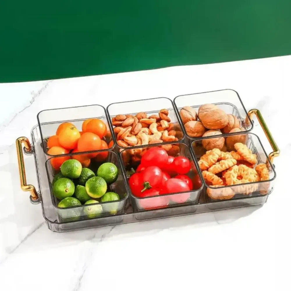 Conjunto De Bandeja E Potes Multifuncional - Tazzi