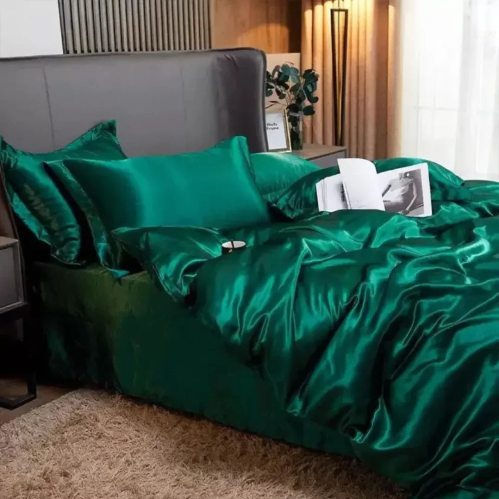 Conjunto De Roupas Cama Cetim - Tazzi Roupa