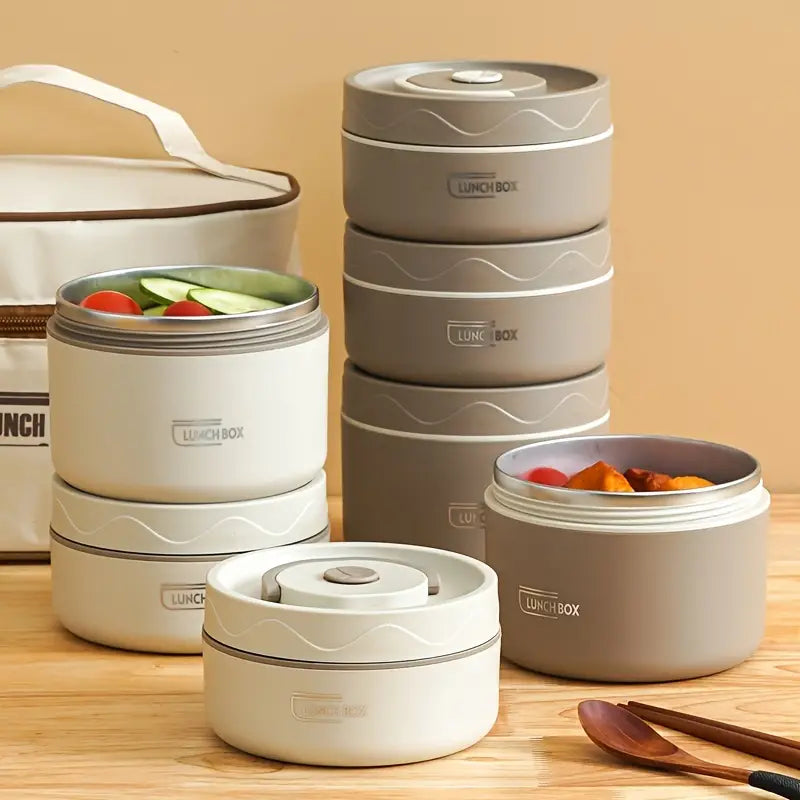 Lunch Box Thermal Pot Kit + GIFTS - Tazzi 