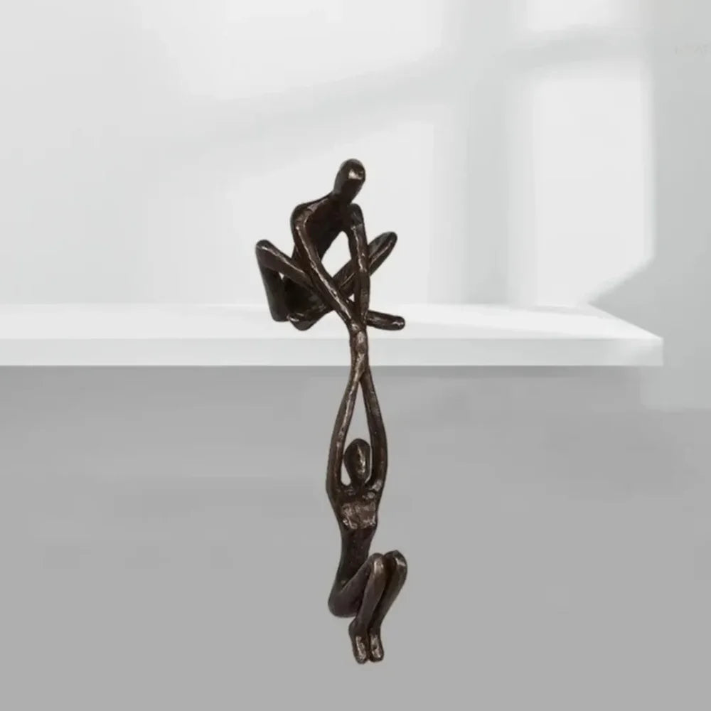 Escultura Homem E Mulher Em Resina - Tazzi