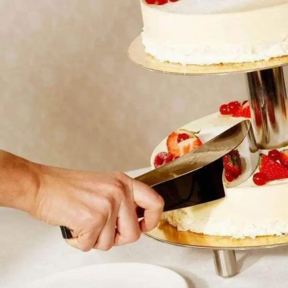 Fatiador De Bolos E Tortas Premium Em Inox - Tazzi
