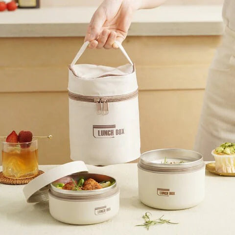 Lunch Box Thermal Pot Kit + GIFTS - Tazzi 