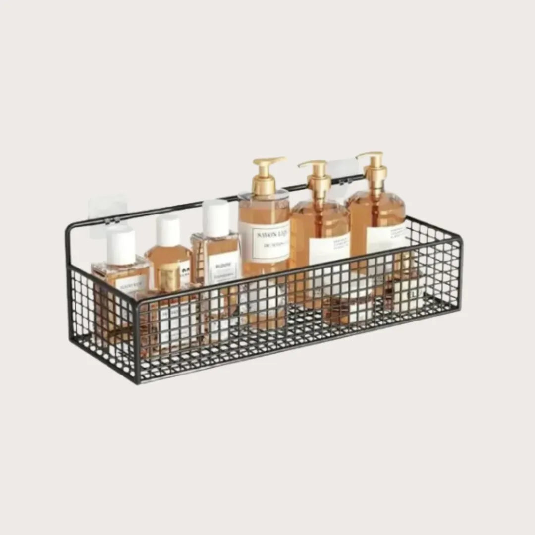 Double Aluminum Bathroom Shelf - Tazzi 