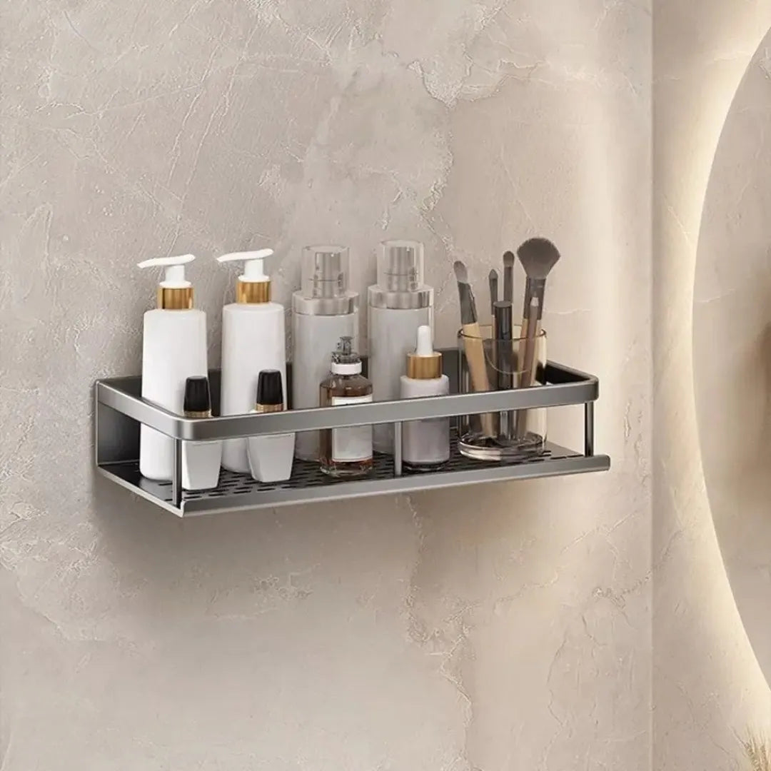 Fixed Aluminum Bathroom Shelf - Tazzi 