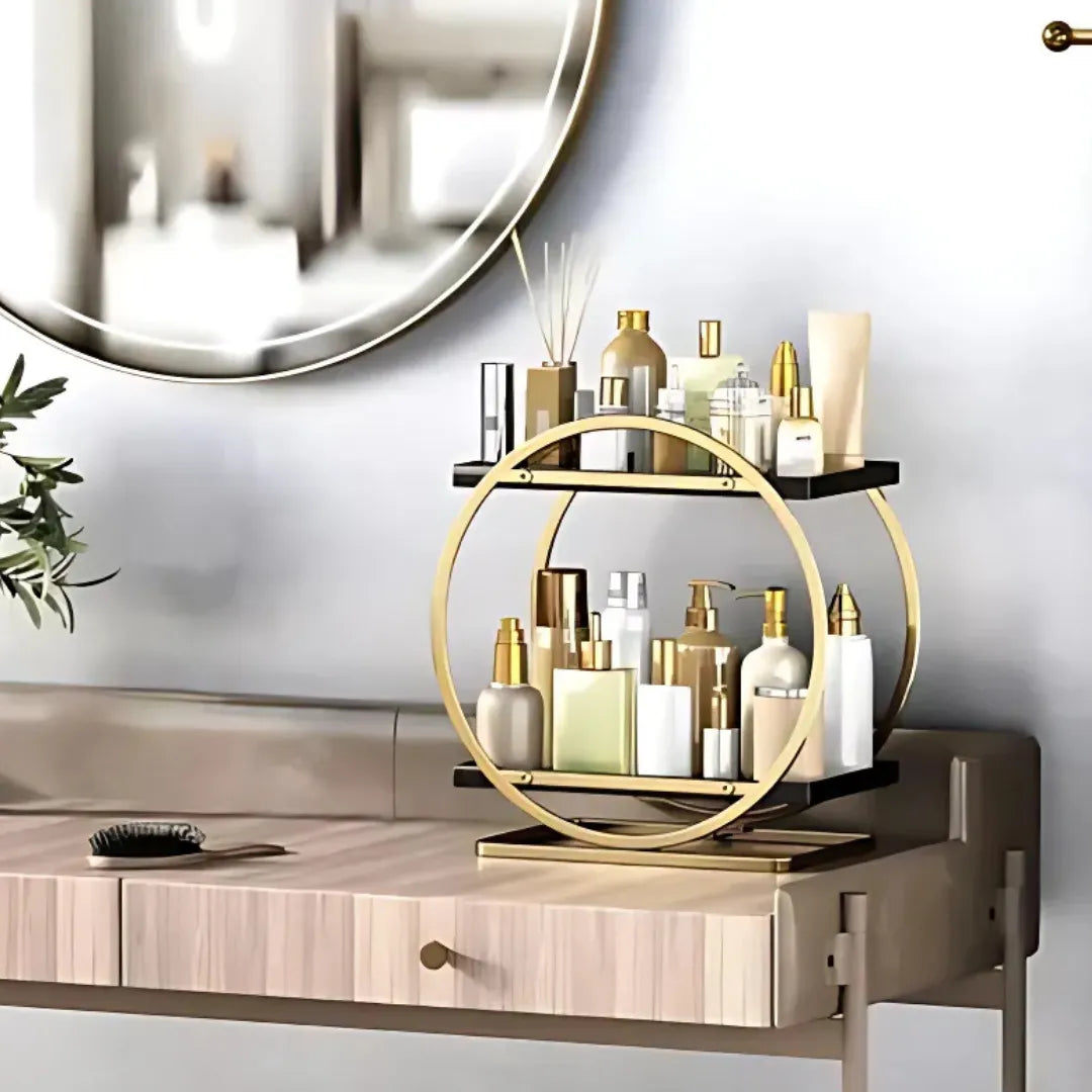 Bathroom Makeup Organizer Shelf - Tazzi 