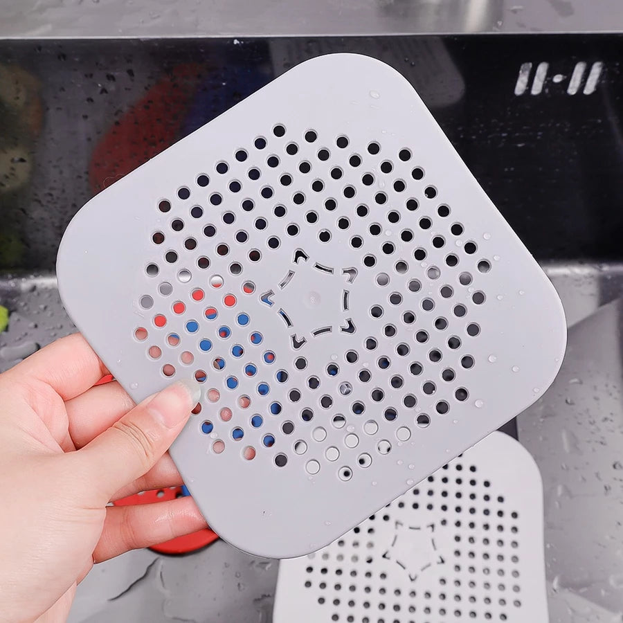 Silicone Drain Filter Kit with Suction Cups - Tazzi 