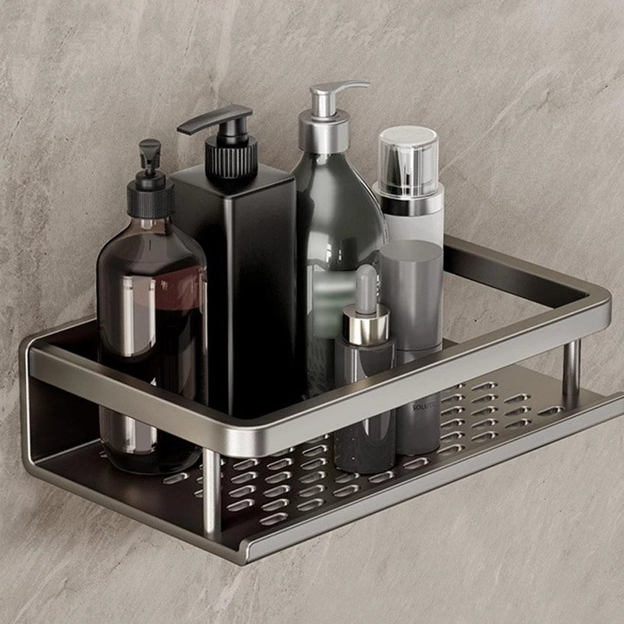 Fixed Aluminum Bathroom Shelf - Tazzi 