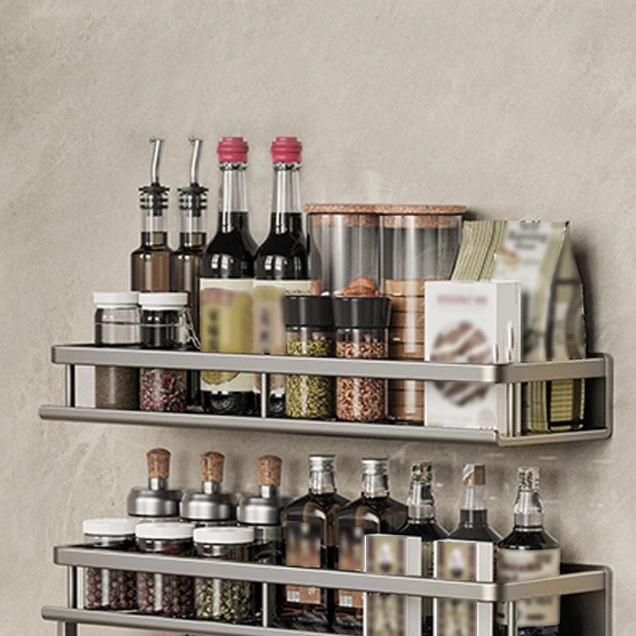 Fixed Aluminum Bathroom Shelf - Tazzi 