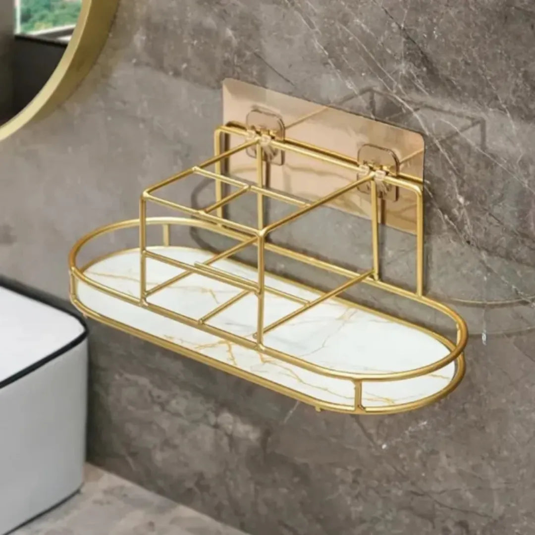Bathroom Organizer Holder Without Holes - Tazzi 