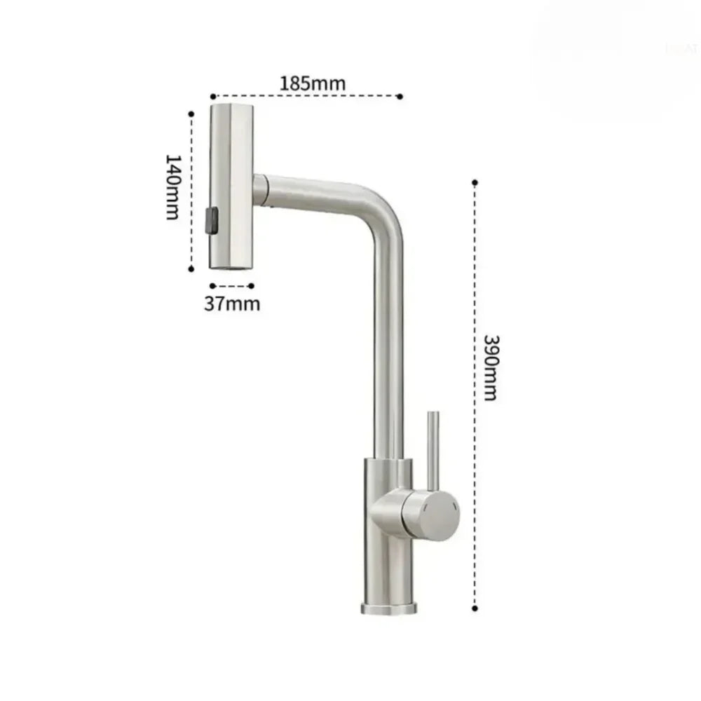 Torneira Cascata Flexível Multifuncional Para Cozinha - Tazzi