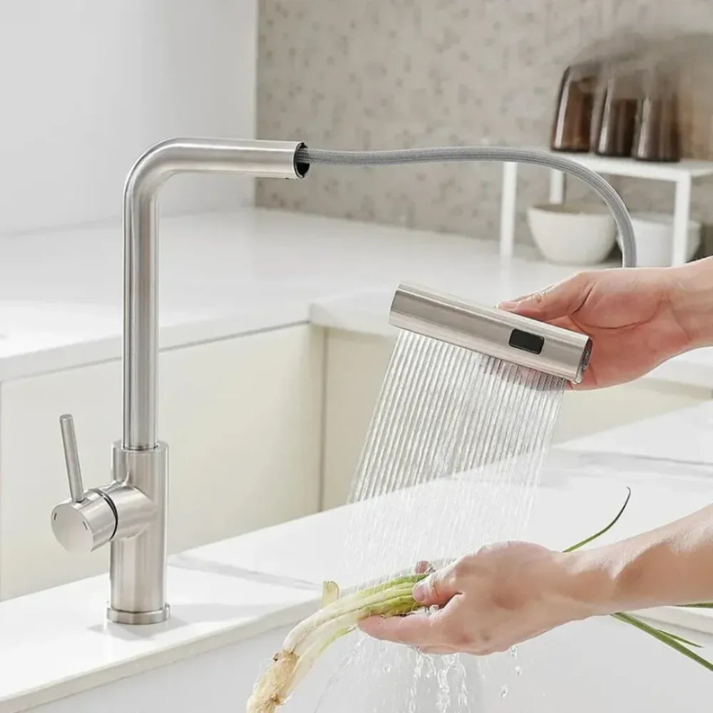 Torneira Cascata Flexível Multifuncional Para Cozinha - Tazzi