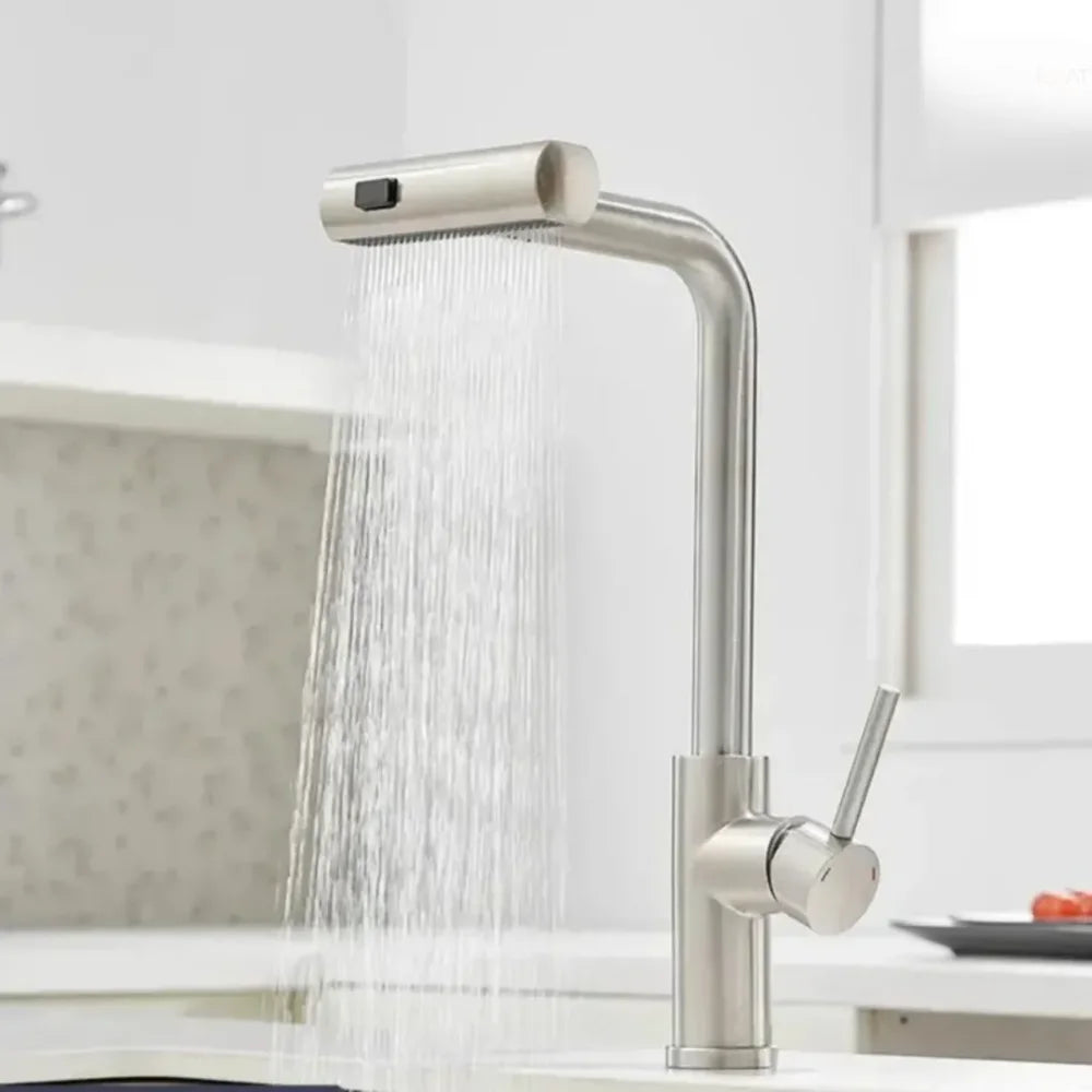 Torneira Cascata Flexível Multifuncional Para Cozinha - Tazzi